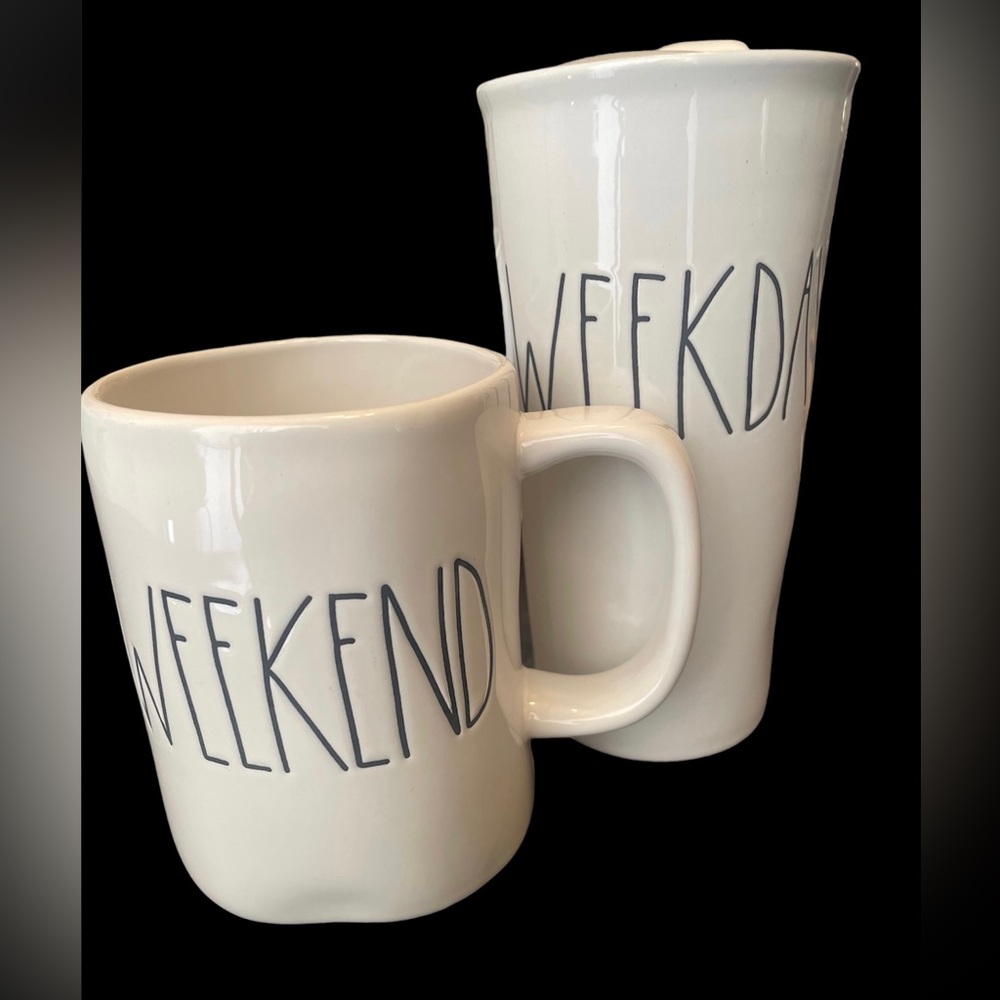 RAE DUNN coffee mug set